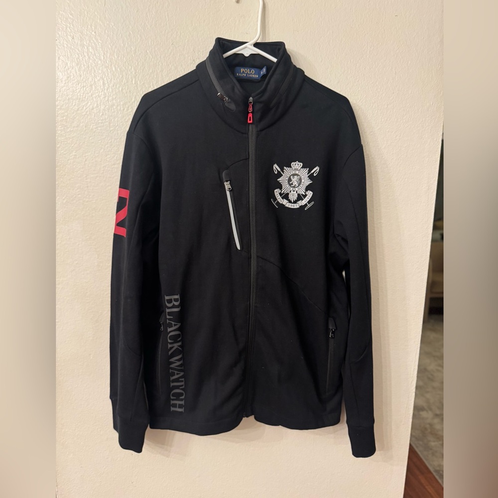 Pre-Owned Ralph Lauren Polo Men's XL BlackWatch Polo Team Jacket